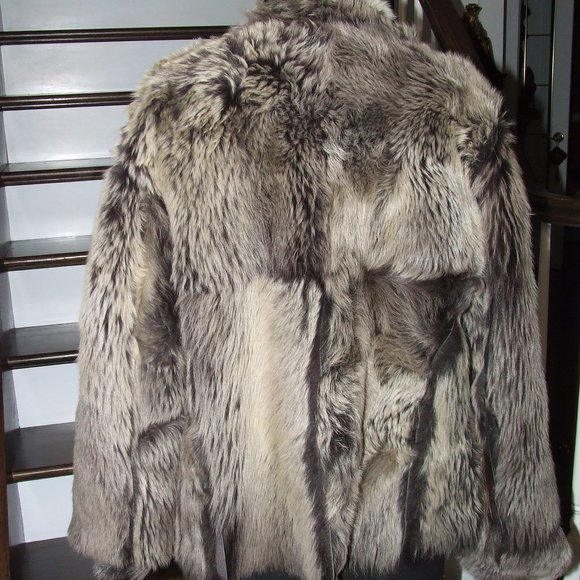 Giorgio Armani Black Label Lamb Shearling Women Jacket 40 Sheepskin Coat - Picture 8 of 11